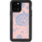 Rose Quartz & Serenity Floral iPhone 12 Pro Waterproof Case