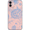 Rose Quartz & Serenity Floral iPhone 12 Skin