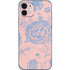 Rose Quartz & Serenity Floral iPhone 12 Skin