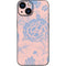 Rose Quartz & Serenity Floral iPhone 13 Mini Skin
