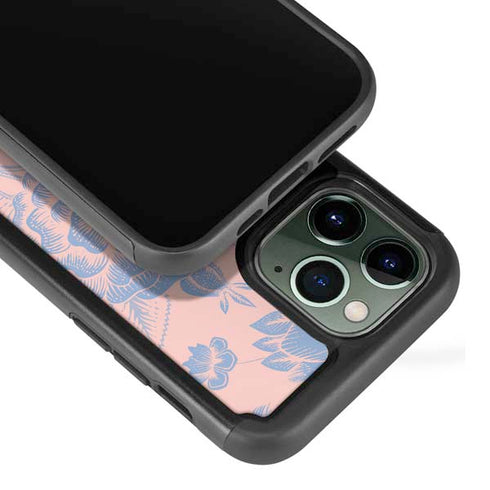 Rose Quartz & Serenity Floral iPhone 13 Pro Cargo Case