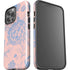 Rose Quartz & Serenity Floral iPhone 13 Pro Max Impact Case