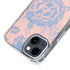 Rose Quartz & Serenity Floral iPhone 15 MagSafe Case