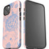 Rose Quartz & Serenity Floral iPhone 14 Impact Case