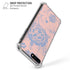 Rose Quartz & Serenity Floral iPhone 7/8 Plus Clear Case