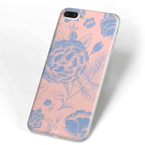 Rose Quartz & Serenity Floral iPhone 7 Plus Skin
