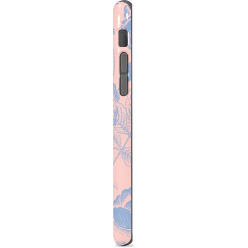 Rose Quartz & Serenity Floral iPhone 7 Pro Case