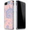 Rose Quartz & Serenity Floral iPhone SE (2nd & 3rd Gen) Clear Case