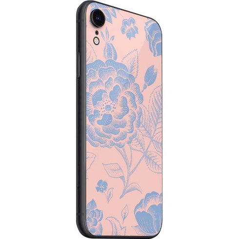 Rose Quartz & Serenity Floral iPhone SE (2nd & 3rd Gen) Skin