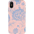 Rose Quartz & Serenity Floral iPhone XS Pro Case