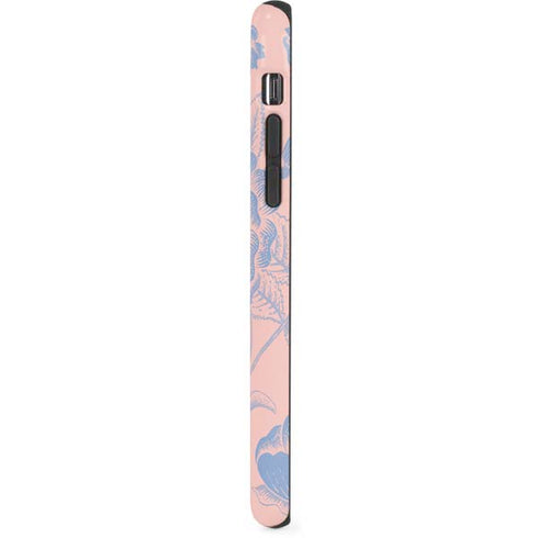 Rose Quartz & Serenity Floral iPhone XS Pro Case