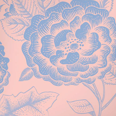 Rose Quartz & Serenity Floral iPhone XS Skin
