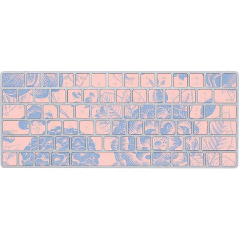 Rose Quartz & Serenity Floral Magic Keyboard Skin