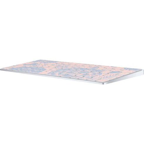 Rose Quartz & Serenity Floral Magic Keyboard Skin