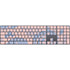 Rose Quartz & Serenity Floral Magic Keyboard with Numeric Keypad Skin