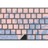 Rose Quartz & Serenity Floral Magic Keyboard with Numeric Keypad Skin