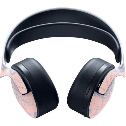 Rose Quartz & Serenity Floral PULSE 3D Wireless Headset for PS5 Skin