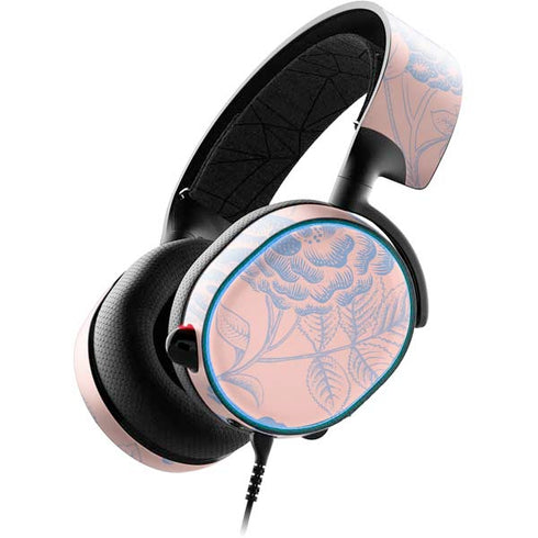 Rose Quartz & Serenity Floral SteelSeries Arctis 3 Skin