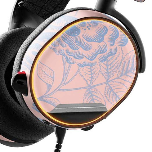 Rose Quartz & Serenity Floral SteelSeries Arctis 3 Skin