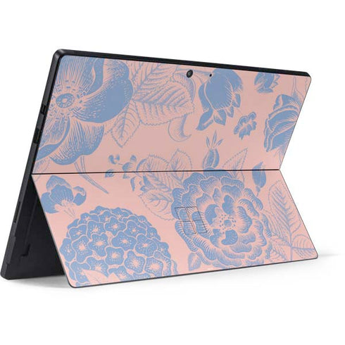 Rose Quartz & Serenity Floral Surface Pro 7 Skin