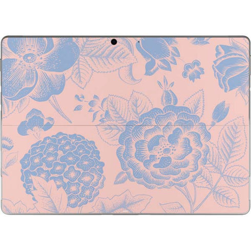 Rose Quartz & Serenity Floral Surface Pro 8 Skin