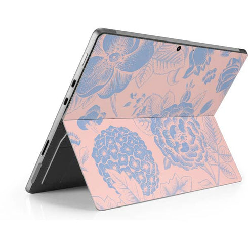 Rose Quartz & Serenity Floral Surface Pro 8 Skin