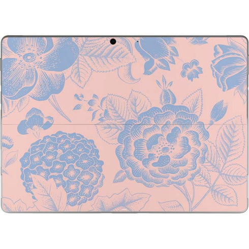 Rose Quartz & Serenity Floral Surface Pro 9 Skin