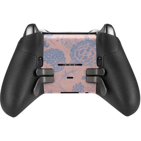 Rose Quartz & Serenity Floral Xbox Elite Wireless Controller Series 2 Skin