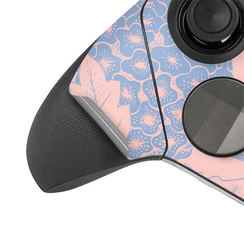Rose Quartz & Serenity Floral Xbox Elite Wireless Controller Series 2 Skin