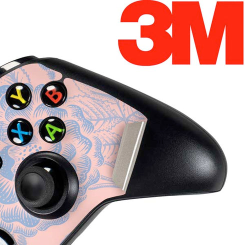 Rose Quartz & Serenity Floral Xbox One Controller Skin