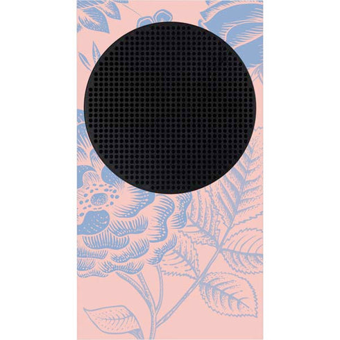 Rose Quartz & Serenity Floral Xbox Series S Console Skin