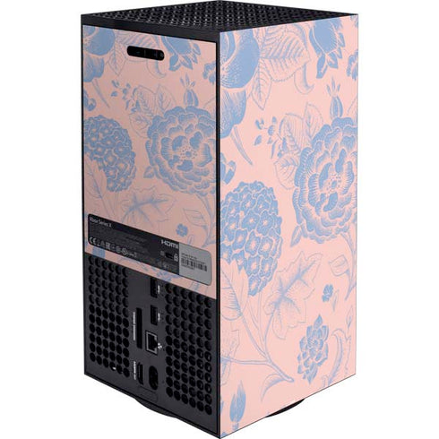 Rose Quartz & Serenity Floral Xbox Series X Bundle Skin