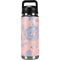 Rose Quartz & Serenity Floral YETI Rambler 26oz Bottle Skin