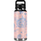 Rose Quartz & Serenity Floral YETI Rambler 36oz Bottle Skin