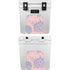 Rose Quartz & Serenity Floral YETI Roadie 24 Hard Cooler Skin