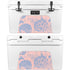 Rose Quartz & Serenity Floral YETI Tundra 45 Hard Cooler Skin