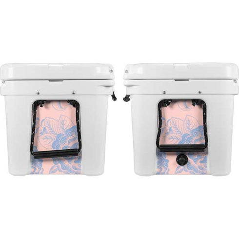 Rose Quartz & Serenity Floral YETI Tundra 45 Hard Cooler Skin