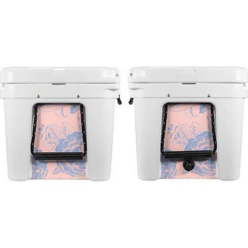 Rose Quartz & Serenity Floral YETI Tundra 65 Hard Cooler Skin