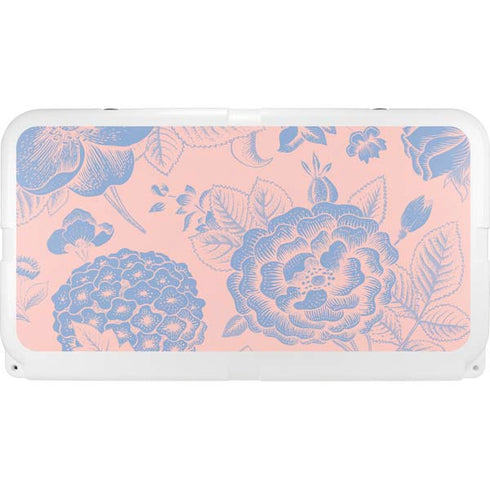 Rose Quartz & Serenity Floral YETI Tundra 75 Hard Cooler Skin