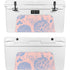 Rose Quartz & Serenity Floral YETI Tundra 75 Hard Cooler Skin