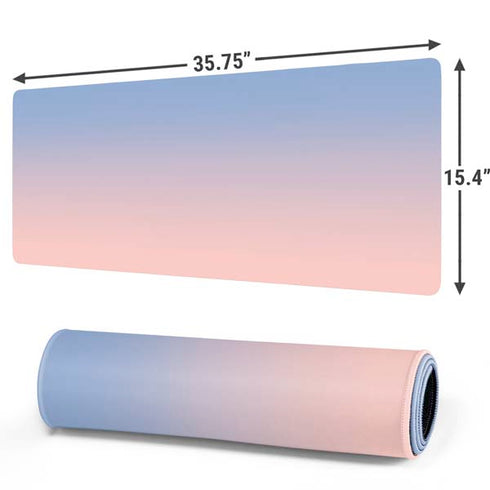 Rose Quartz & Serenity Ombre Gaming Mouse Pad