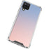 Rose Quartz & Serenity Ombre Galaxy A12 Clear Case