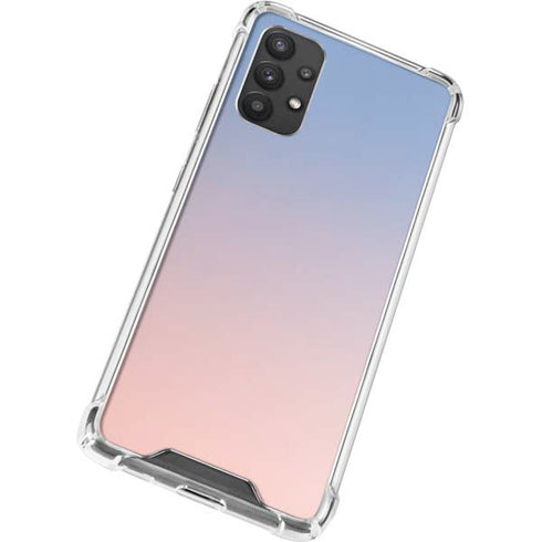 Rose Quartz & Serenity Ombre Galaxy A32 5G Clear Case