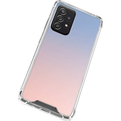 Rose Quartz & Serenity Ombre Galaxy A52 5G Clear Case