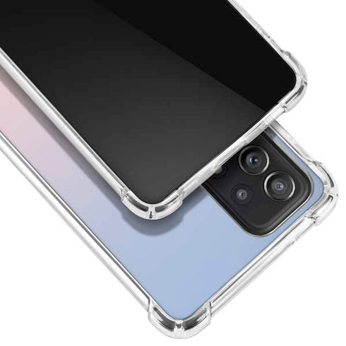Rose Quartz & Serenity Ombre Galaxy A52 5G Clear Case