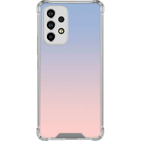 Rose Quartz & Serenity Ombre Galaxy A53 5G Clear Case