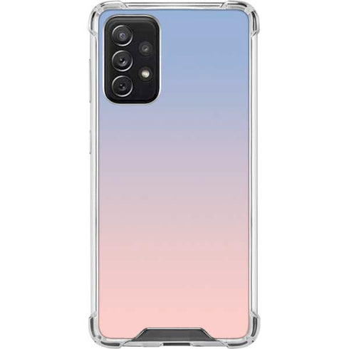 Rose Quartz & Serenity Ombre Galaxy A72 5G Clear Case