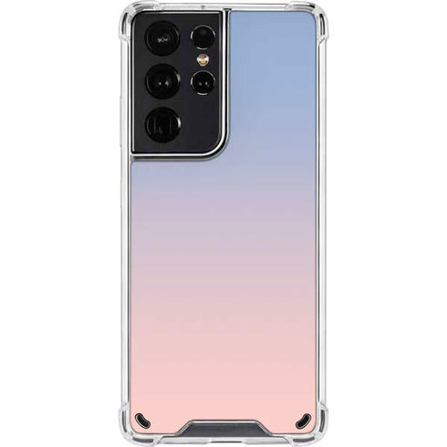 Rose Quartz & Serenity Ombre Galaxy S21 Ultra 5G Clear Case