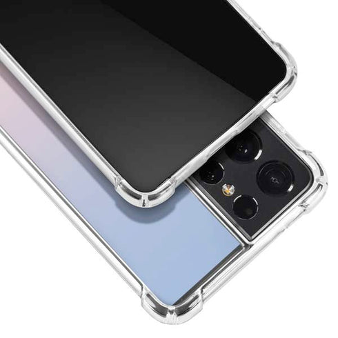 Rose Quartz & Serenity Ombre Galaxy S21 Ultra 5G Clear Case