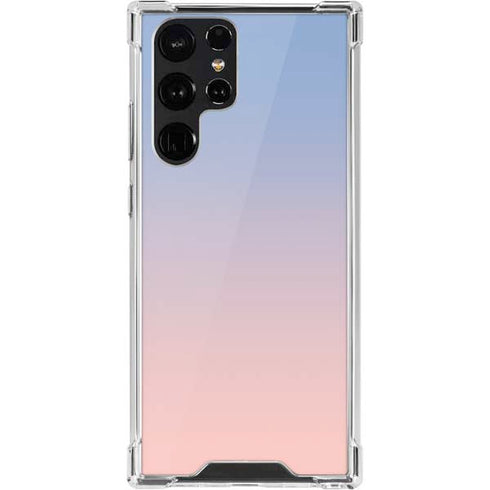 Rose Quartz & Serenity Ombre Galaxy S22 Ultra Clear Case